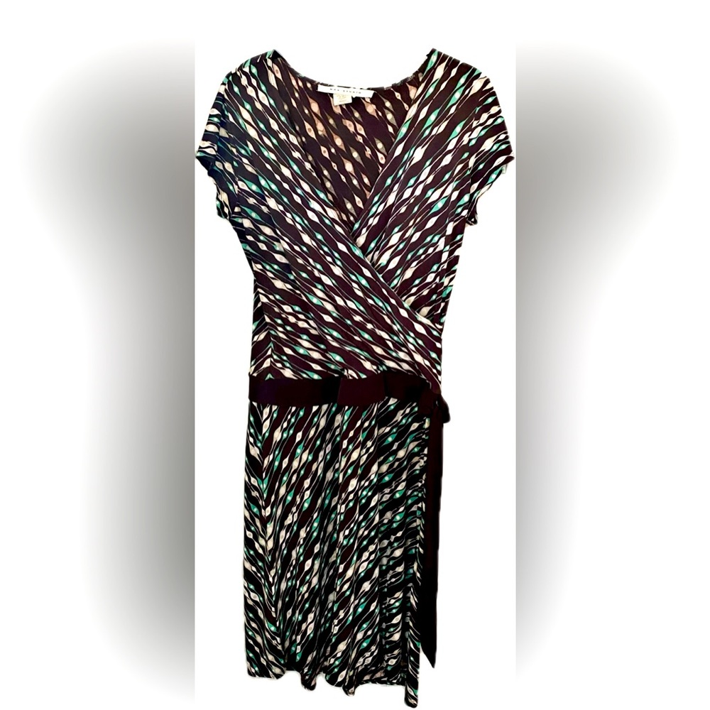 Max Studio Midi Faux Wrap Dress